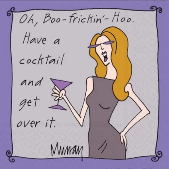 JAM Paper Get Over It Cocktail Napkins, 40ct. {1}