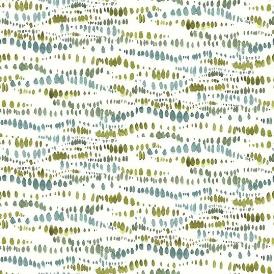RoomMates Dotted Line Peel & Stick Wallpaper Blue and Green {1}