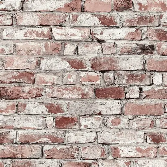 Surface Style Brickwork Peel & Stick Wallpaper Clay {2}