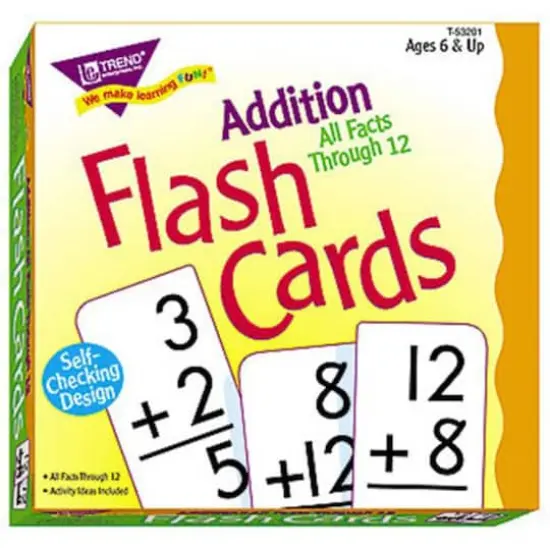 Trend Enterprises&reg; Addition 0-12 All Facts Flash Cards {1}