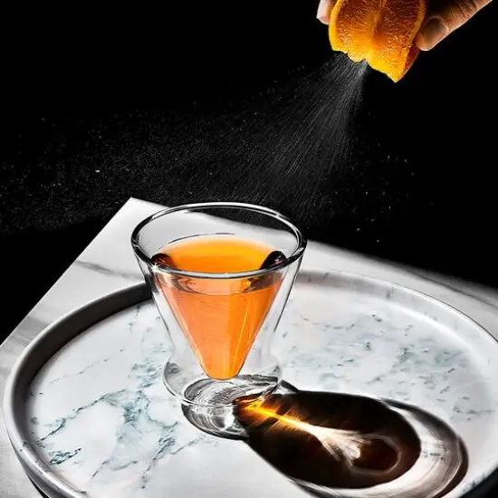 JoyJolt&reg; Cosmo Double Wall Stemless Martini Glasses, 4ct. {5}