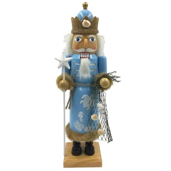 Santa's Workshop 14.5" Coastal King Nutcracker {1}