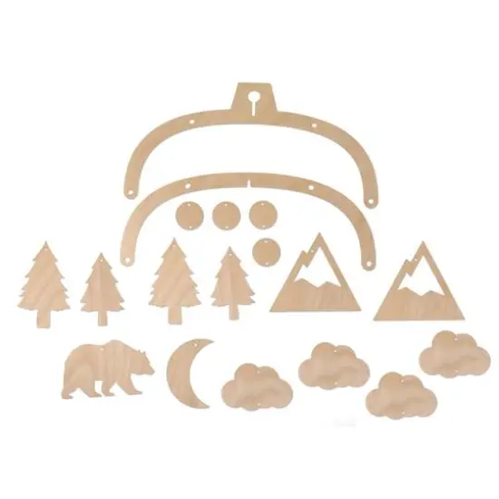 Leisure Arts&reg; Pacific Northwest Wood Mobile {3}