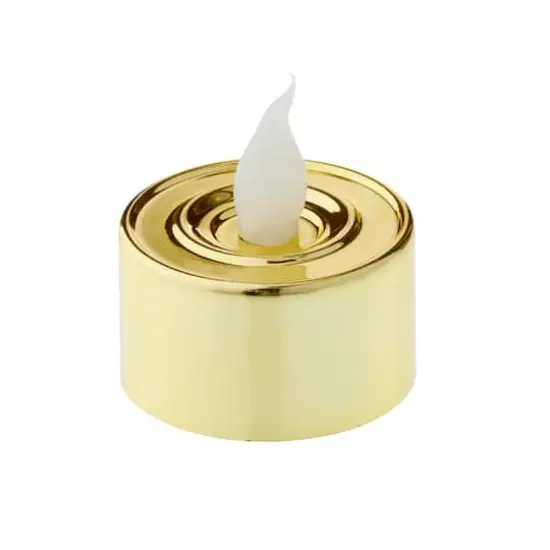 Gold Flameless Tealights By Ashland&reg; {4}