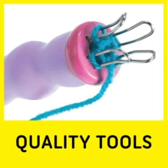 Creativity for Kids Quick Knit Charm Bracelets Kit {8}