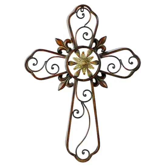 Brown Metal Traditional Wall Decor, 31" x 23" {1}