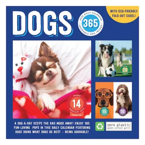TF Publishing 2025 Dog A Day Daily Desktop Calendar {3}