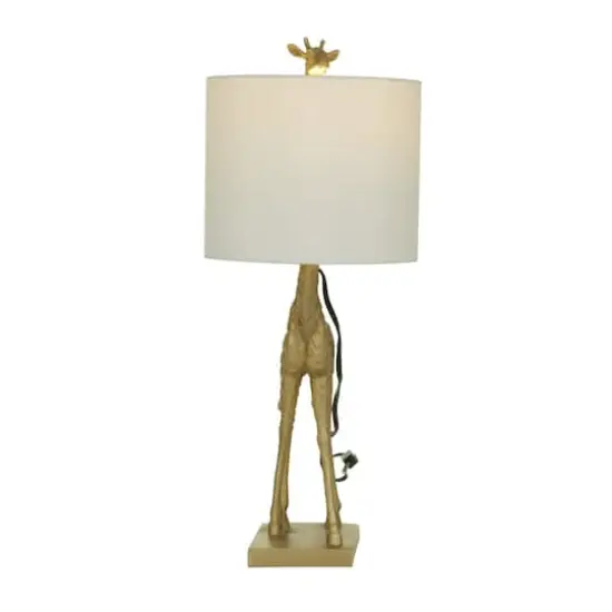 23" Gold Eclectic Accent Lamp {1}