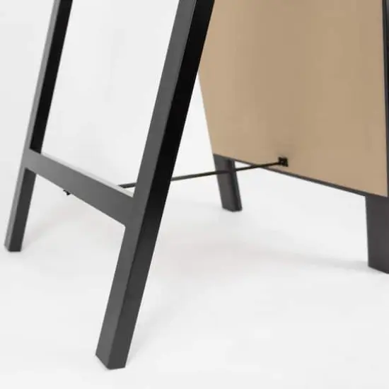 Head West Semi-Gloss Deep Espresso 18" x 64" Float Leaner Free Standing Framed Mirror {5}