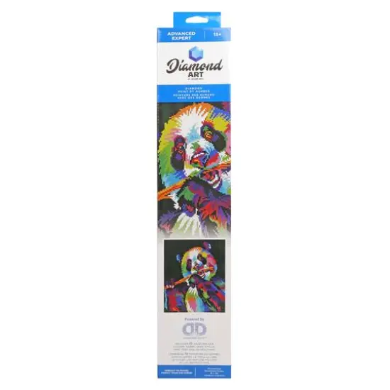 Diamond Art Advanced Colorful Panda Kit {3}