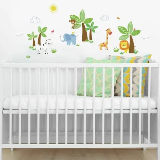 RoomMates Jungle Friends Peel & Stick Wall Decals {1}