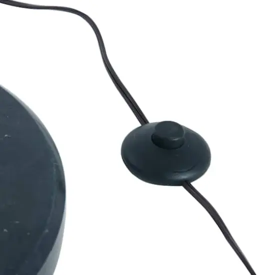 Hello Honey® Modern Boho Floor Lamp with Marble Base & Rattan Shade Black/Natural {7}