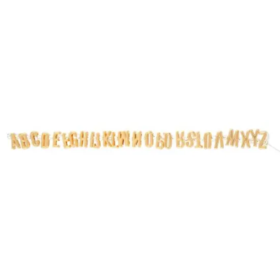 Gold Alphabet Metal Beads by Bead Landing&trade; {6}