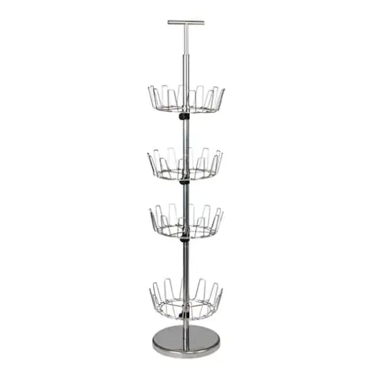 Household Essentials 4-Tier Revolving Shoe Tree {1}