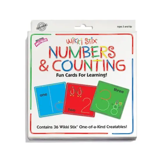 Wikki Stix&reg; Numbers & Counting Cards Set {3}