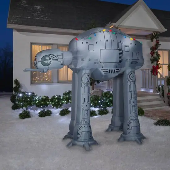 8.5ft. Airblown&reg; Inflatable Star Wars AT-AT with Light String {3}