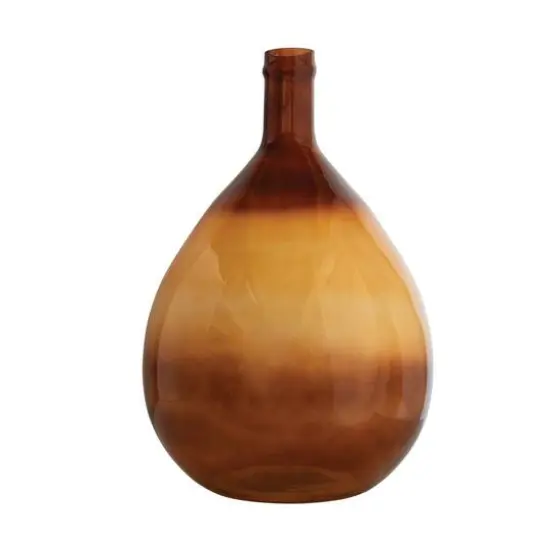 Hello Honey&reg; 2ft. Brown Two-Tone Modern Glass Vase {1}