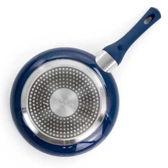Gibson Home&reg; Charmont 9.5'' Yale Blue Nonstick Aluminum Frying Pan {9}