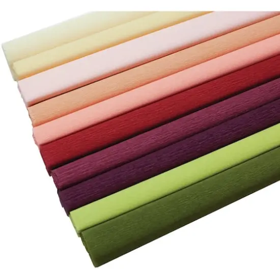 Extra Fine Crepe Paper Assortment 10 ct. Assorted Colors {4}