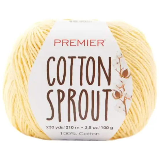 Premier&reg; Cotton Sprout&trade; Yarn Yellow {1}