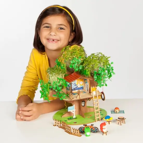 Creativity for Kids&reg; Build & Grow Tree House Kit {17}