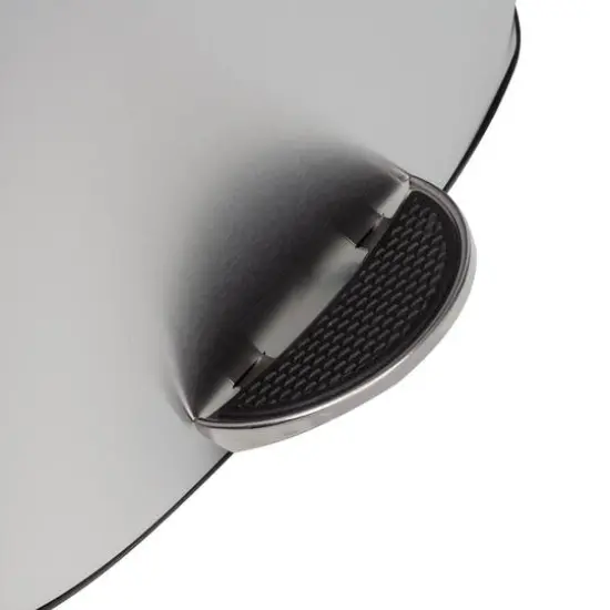 40L Rectangular Stainless Steel Step Trash Can With Lid {5}