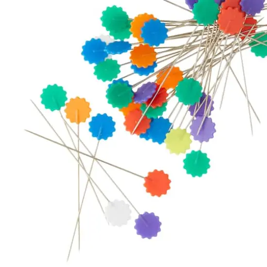 Loops & Threads&trade; Flat Flower Pins {1}