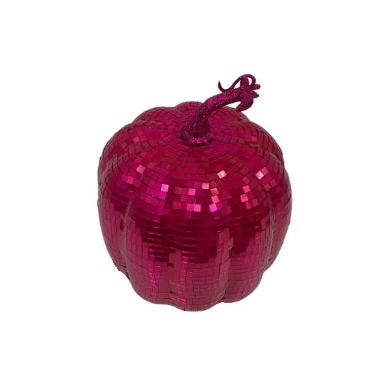7.75" Disco Pumpkin Tabletop D&eacute;cor by Ashland&reg; Pink {4}