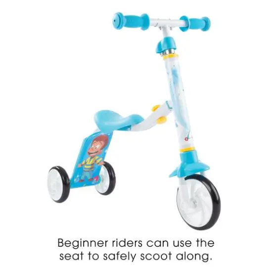 Toy Time 2-in-1 Convertible Scooter for Toddlers & Children {4}