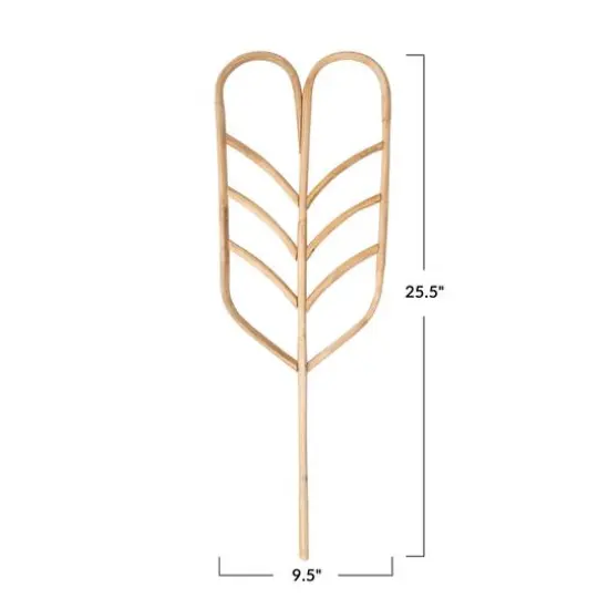 Hello Honey&reg; 27.5" Natural Handmade Rattan Trellis {3}