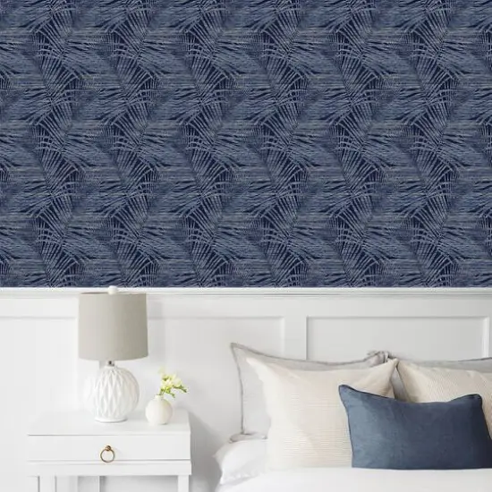 Tommy Bahama&reg; Shadow Palms Peel & Stick Wallpaper Indigo {8}