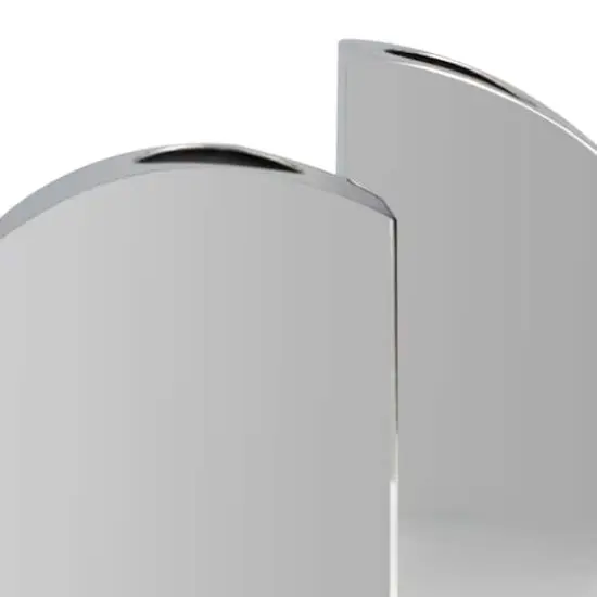 Silver Mirror Finish Stainless Steel Vase Set {4}