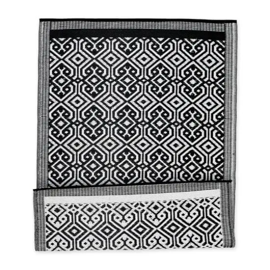 DII&reg; Black Moroccan Rug, 4ft. x 6ft. {1}