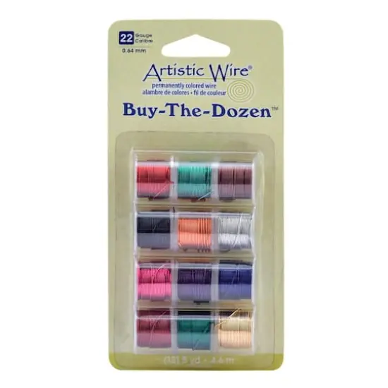 Artistic Wire&reg; 22 Gauge Buy the Dozen&trade; Tarnish Resistant Colored Copper Craft Wire {1}