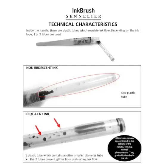 Sennelier Abstract&reg; Ink Brush Pen Orange {10}