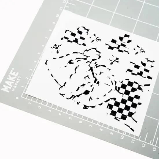 Checker Pattern Permanent Vinyl by Make Market&reg; {6}