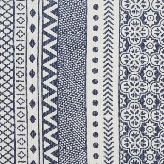 DII&reg; Shabby Chic Textured Hand-Loomed Shag Rug French Blue/Off White {4}