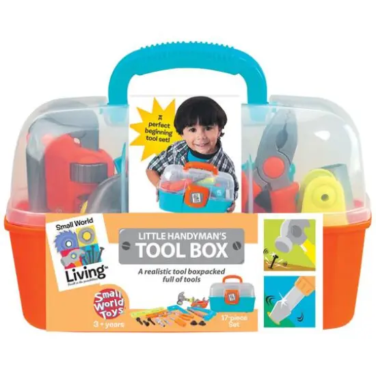 Small World Toys&reg; Little Handyman's Tool Box Playset {3}