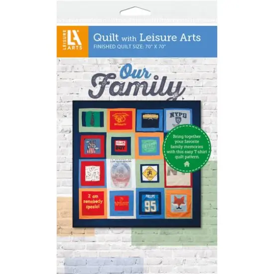 Leisure Arts&reg; Our Family Quilt Pattern {1}