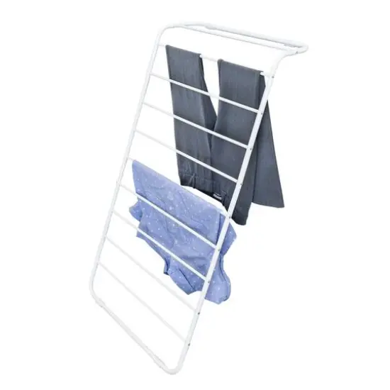 Honey Can Do White Leaning Clothes Drying Rack {1}