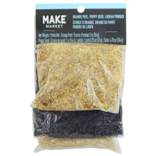 Orange Peel, Poppy Seed & Loofah Powder Bath & Body BaseAdditive Set by Make Market&reg; {1}