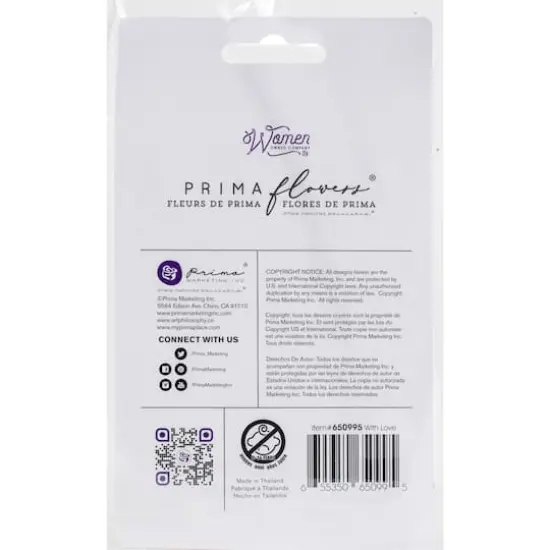 Prima® With Love Collection Little Kisses Mulberry Paper Flowers {3}