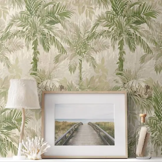 Tommy Bahama Cat Island Peel & Stick Wallpaper Palm {8}