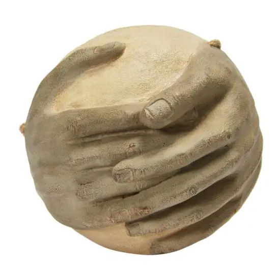 Hanging Hands Cement Planter with Jute Hanger {4}