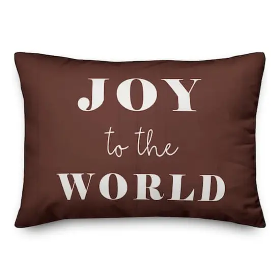 Joy To The World 14x20 Throw Pillow {4}