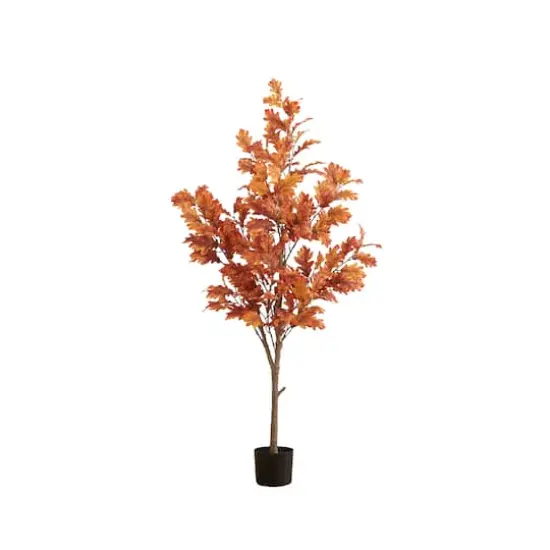 5ft. Autumn Oak Artificial Fall Tree {1}
