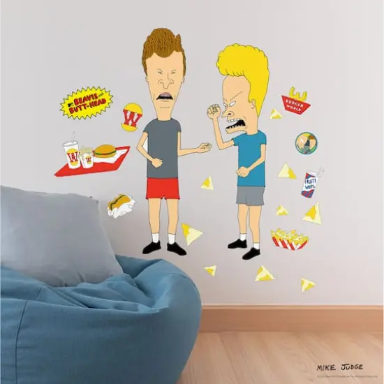 RoomMates Beavis and Butt-Head Peel & Stick Giant Wall Decals {3}