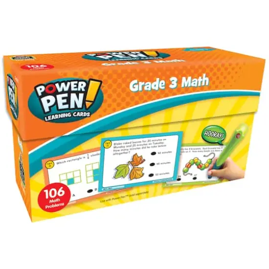 Power Pen&trade; Learning Cards, Math Grade 3 {1}