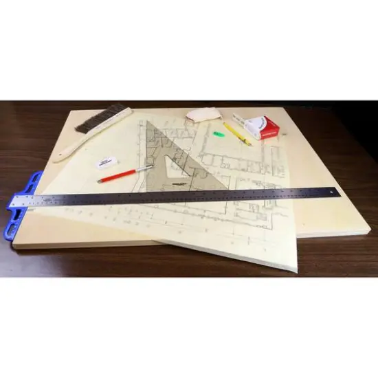 Pro Art&reg; 14" Smoke 30/60 Triangle With Ink Edge & Finger Lift {5}