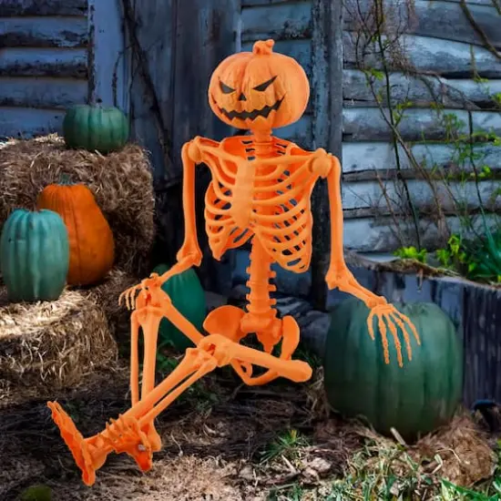 5ft. Pumpkin Man Skeleton by Ashland&reg; {4}